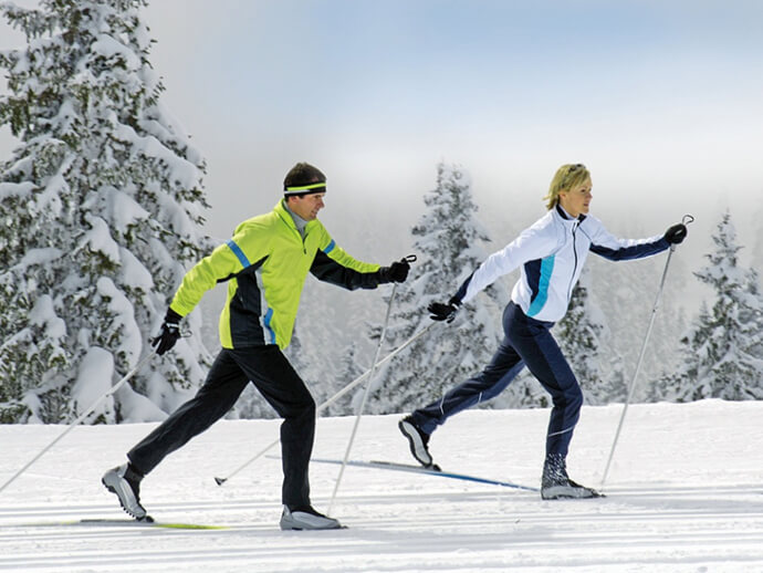 Фото на тему: Катание на лыжах и польза для похудения