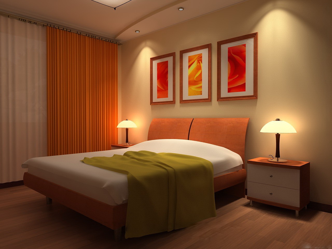 Фото на тему: Какие выбрать цвета для интерьера спальни?